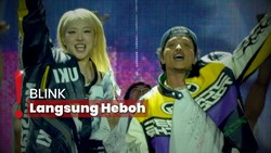 Rose Ajak Bruno Mars Nyanyi 'APT.' di Konser BLACKPINK Los Angeles