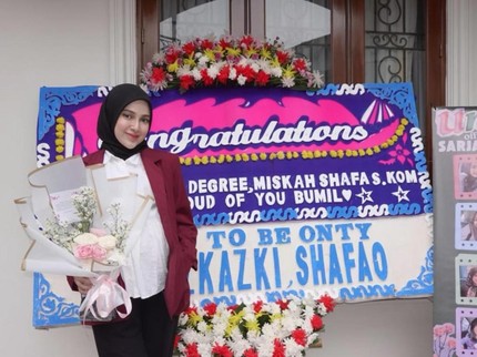 Cerita Miskah Shafa Jalani Sidang S1 secara Daring karena Kehamilan Sudah Dekat HPL