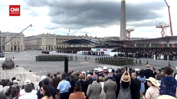 VIDEO: Momen 'Maju Tak Gentar' Bergema di Bastille Day Paris