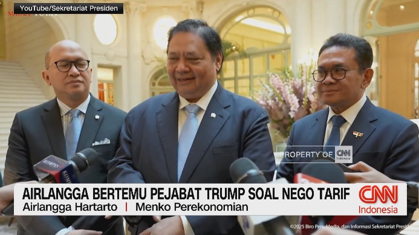VIDEO: Airlangga Bertemu Pejabat Trump Soal Nego Tarif