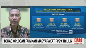 VIDEO: Beredar Beras Oplosan, Rugikan Masyarakat Rp99 Triliun