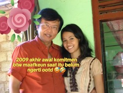 Viral Pasangan Beda 35 Tahun, Nikah di KUA hingga Setia Dalam Suka dan Duka