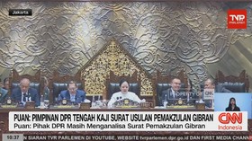 VIDEO: Puan: Pimpinan DPR Tengah Kaji Surat Usulan Pemakzulan Gibran