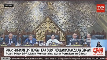 VIDEO: Puan: Pimpinan DPR Tengah Kaji Surat Usulan Pemakzulan Gibran