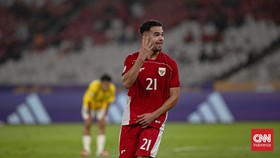 FOTO: Jens Raven Menggila, Cetak 6 Gol di Indonesia vs Brunei