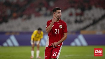 FOTO: Jens Raven Menggila, Cetak 6 Gol di Indonesia vs Brunei