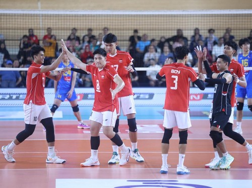 FOTO: Awal yang Terjal bagi Indonesia di SEA V League 2025 Leg 2