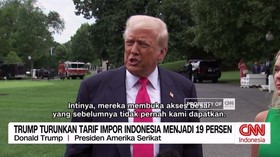 VIDEO: Trump Turunkan Tarif Impor Indonesia Menjadi 19 Persen