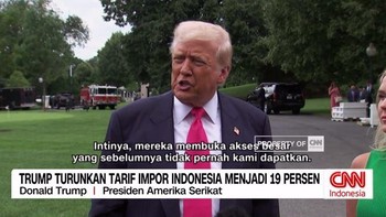 VIDEO: Trump Turunkan Tarif Impor Indonesia Menjadi 19 Persen