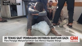 VIDEO: 20 Tewas Saat Pembagian Distribusi Bantuan Gaza