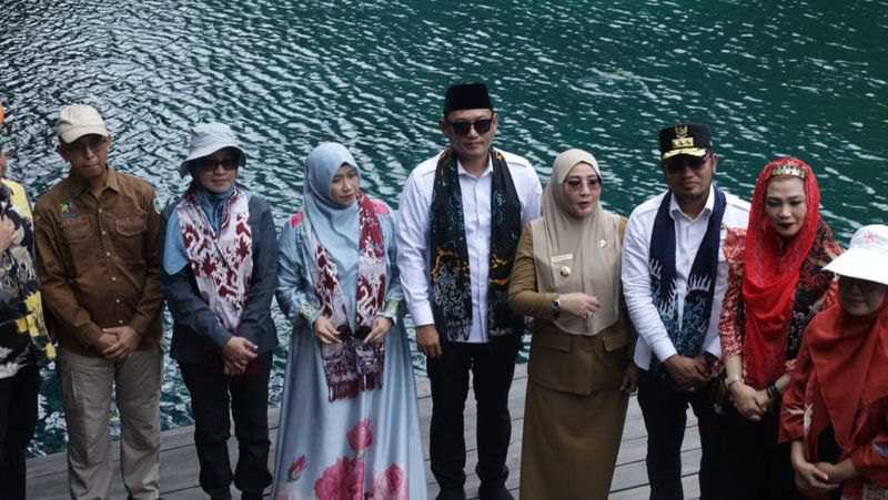 Gubernur Kalimantan Timur Rudy Mas'ud (Harum) melakukan kunjungan kerja ke Kabupaten Berau, Selasa (15/7).