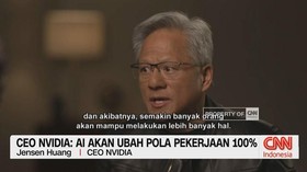 VIDEO: CEO NVIDIA: AI Akan Ubah Pola Pekerjaan 100 Persen