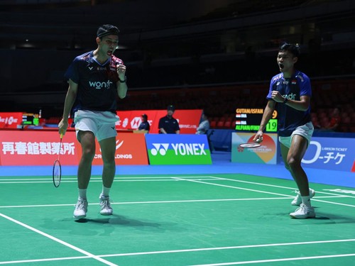 Hasil Japan Open: Ganda Dadakan Fajar/Fikri Lolos Perempat Final