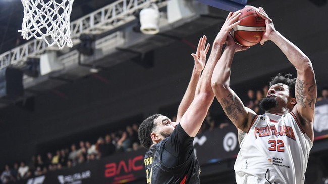 Pelita Jaya Basketball Jakarta sukses mengalahkan Dewa United Banten 94-77 di gim pertama final IBL 2025, Kamis (17/7) malam WIB.