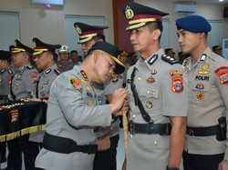 Sertijab Pejabat Polri di Sulteng, Eks Kapolres Morowali Jabat Wadirkrimsus