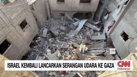 VIDEO: Israel Kembali Lancarkan Serangan Udara ke Gaza