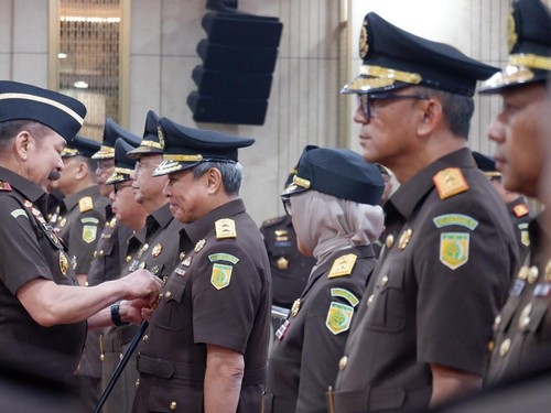 Daftar 11 Kajati dan Petinggi Kejagung yang Baru Dilantik Jaksa Agung