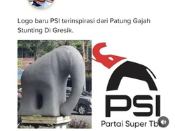 Logo Baru PSI Disebut Mirip Patung Gajah Mungkur Gresik