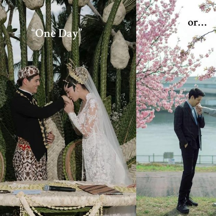 <p>Luna Maya yang baru saja menikah dengan Maxime Bouttier pada 7 Mei 2025 juga mengikuti trend ini, lho, Bunda. Ia memperlihatkan pertama kali Maxime kirim pesan pada Januari 2023. &ldquo;<em>One day or day one,</em>&rdquo; tulis Luna diikuti dengan emoticon hati, dikutip dari laman TikTok <em>@lunamaya.&nbsp;</em>(Foto: TikTok@lunamaya)</p>