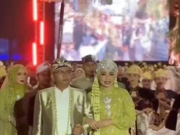 3 Orang Tewas, Ini 7 Foto Pesta Nikahan Anak Dedi Mulyadi & Wabup Garut yang Makan Korban