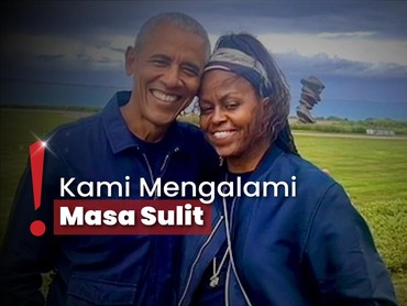 Singgung Rumor Cerai, Barack-Michelle Obama Tampil Bersama