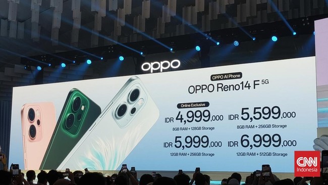 Berbeda dari generasi sebelumnya, Oppo membawa varian Reno 14 Pro ke Indonesia untuk menemani Reno 14 dan Reno 14F.