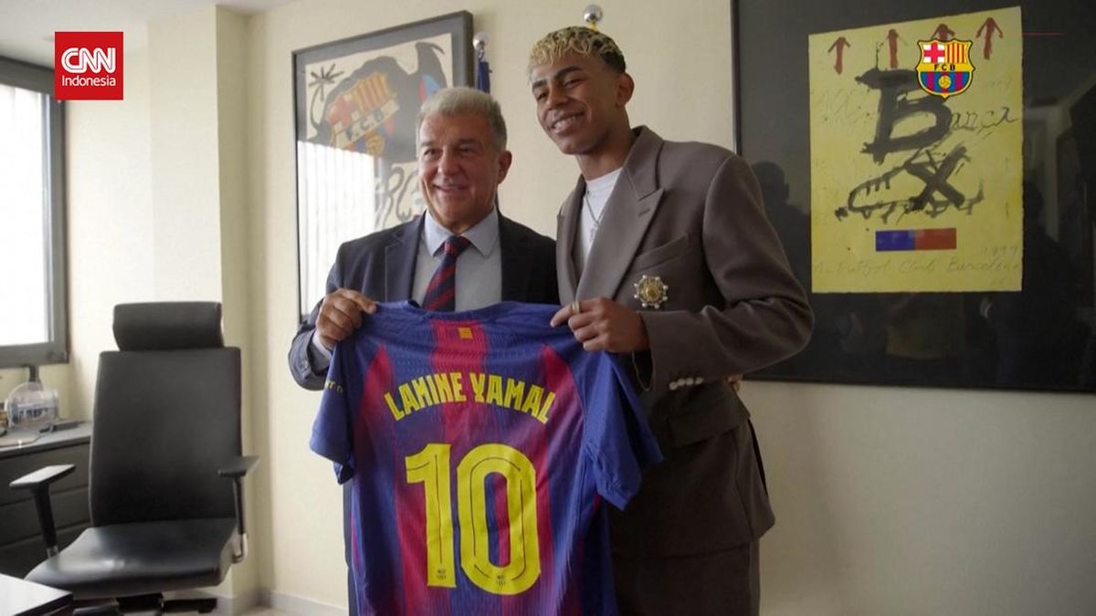 VIDEO: Barcelona Ikat Lamine Yamal hingga 2031, Kasih Nomor Keramat