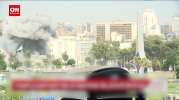 VIDEO: Detik-detik Drone Israel Hantam Kemenhan Suriah Terekam TV