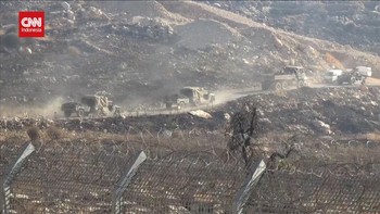 VIDEO: Israel Kerahkan Konvoi Militer ke Perbatasan usai Serang Suriah