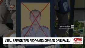 VIDEO: Brimob Tipu Pedagang dengan QRIS Palsu
