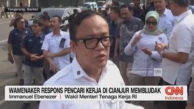 VIDEO: Wamenaker Respons Pencari Kerja di Cianjur Membludak