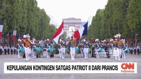 VIDEO: Kepulangan Kontingen Satgas Patriot II Dari Prancis