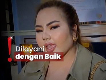 Lisa Mariana Dijamu Nasi Padang saat Pengajuan DNA di Bareskrim