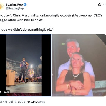 Deretan Respon Kocak Netizen Tanggapi Video Viral Dugaan Selingkuh di Konser Coldplay