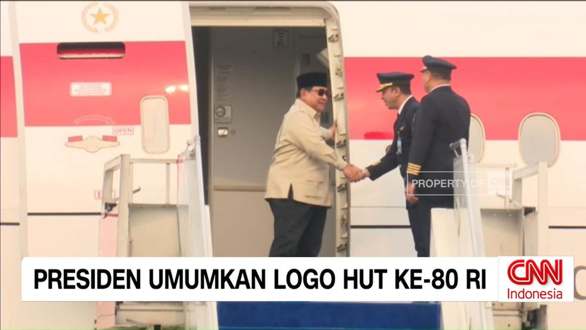 VIDEO: Presiden Umumkan Logo HUT ke-80 RI