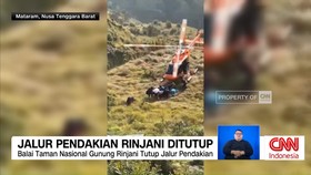 Akibat Insiden Beruntun, Jalur Pendakian Rinjani Ditutup