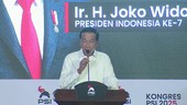 Jokowi Pidato di Kongres: Saya Akan Full Dukung PSI