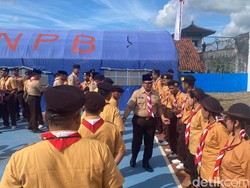 55 Warga Binaan di Bali Ikuti Perkemahan Pramuka