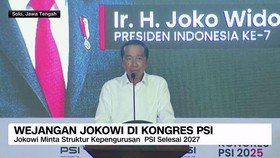 VIDEO: Jokowi Minta Struktur Kepengurusan PSI Selesai 2027