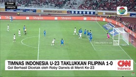 Timnas Indonesia U-23 Taklukkan Filipina 1-0