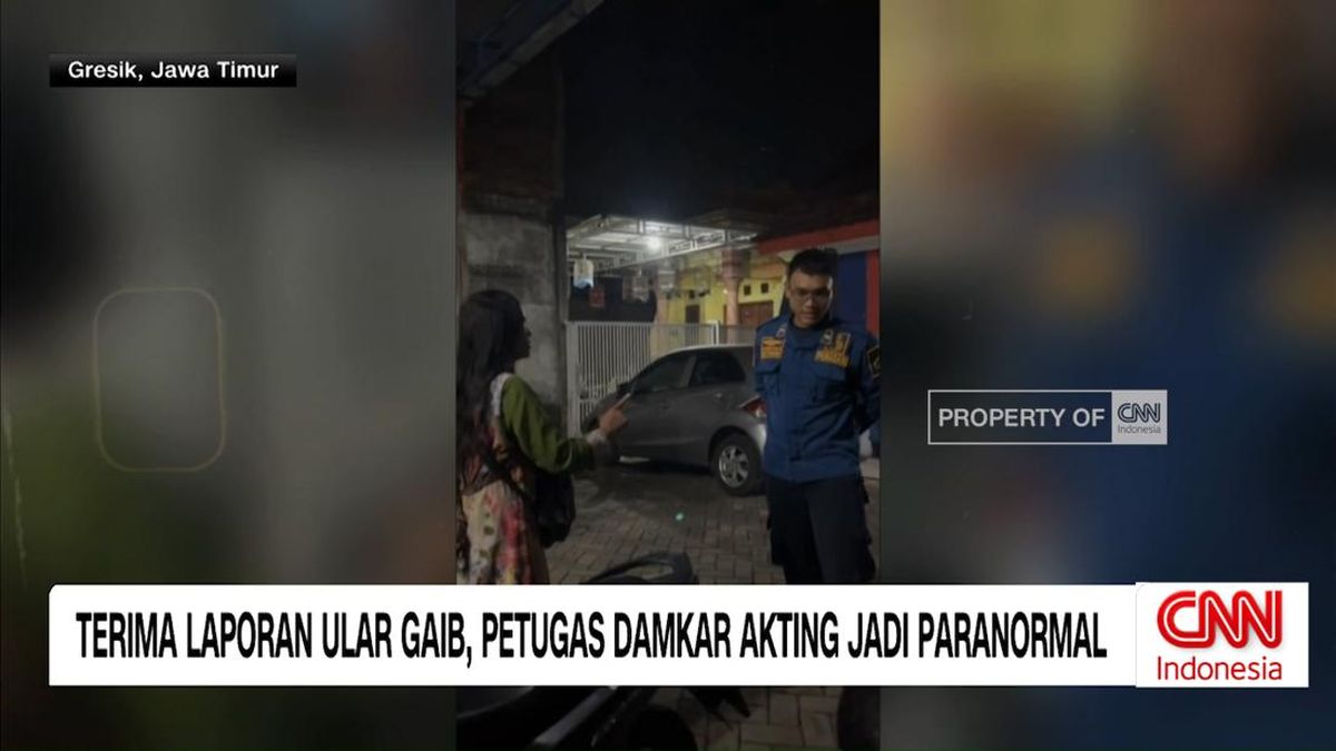 VIDEO: Ada Laporan Ular Gaib, Petugas Damkar Pura-pura Jadi Paranormal