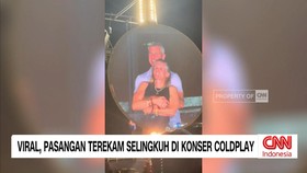VIDEO: Viral, Pasangan Terekam Selingkuh di Konser Coldplay