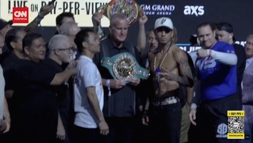 Berita Olahraga Terkini CNN Sport : VIDEO: Face Off Pacquiao vs Barrios di Las Vegas