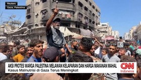VIDEO: Aksi Protes Palestina Lawan Kelaparan dan Harga Makanan Mahal