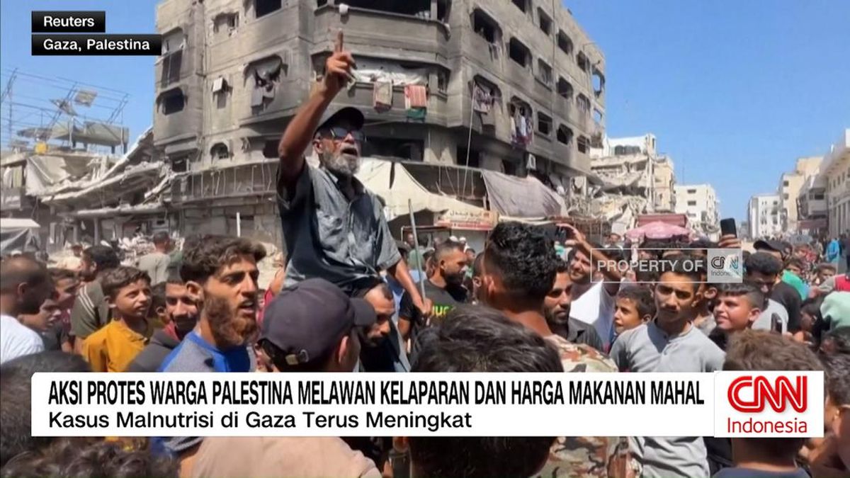 VIDEO: Aksi Protes Palestina Lawan Kelaparan dan Harga Makanan Mahal