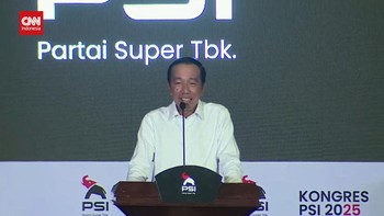 VIDEO: Jokowi Bergurau Tanya Kader PSI, Bensinnya dari Mana?