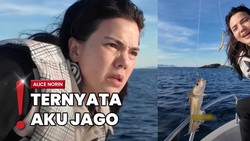 Mudik ke Norwegia, Alice Norin Asyik Mancing Bareng Keluarga