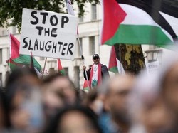 100 Orang Ditangkap Saat Protes Status Terlarang Palestine Action di Inggris