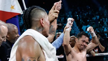 Sorotan Dunia Olahraga CNN Sport : FOTO: Manny Pacquiao 46 Tahun dan Tetap Berbahaya