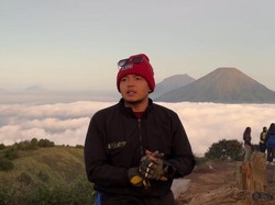 Inspiratif! Hikmat Pendaki Difabel Tanpa Kaki Taklukkan Puncak Prau